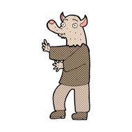 comic cartoon werewolf N9