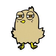 funny comic cartoon bird N39