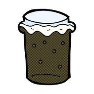 comic cartoon glass of stout beer N2