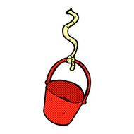 comic cartoon bucket N7