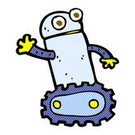 comic cartoon robot N52