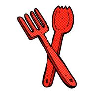 comic cartoon cutlery N2