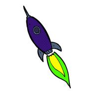comic cartoon spaceship N15