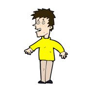 comic cartoon happy boy N61
