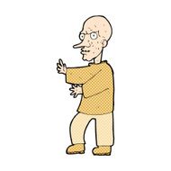 comic cartoon mean looking man N3