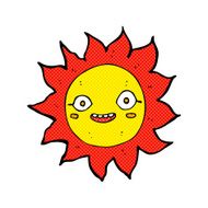 comic cartoon happy sun N4