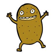 comic cartoon happy potato N3