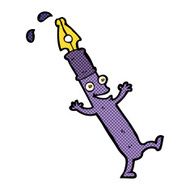 comic cartoon pen character N3