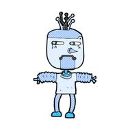 comic cartoon robot N54