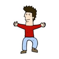 comic cartoon stressed out man N5