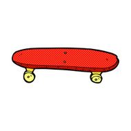 comic cartoon skateboard N18