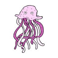 comic cartoon octopus N8