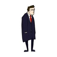 comic cartoon bad tempered man N3