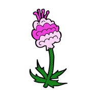 comic cartoon flower N95