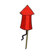 comic cartoon old wooden firework N3