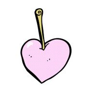 comic cartoon heart cherry N2