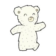 cute comic cartoon polar bear N11