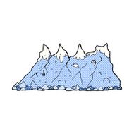 comic cartoon mountain range N3
