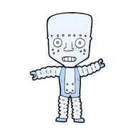 comic cartoon robot N55