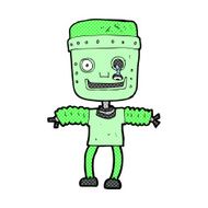 comic cartoon robot N56