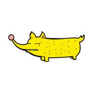 comic cartoon funny little dog N5