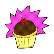 comic cartoon cupcake N18