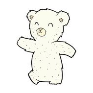 cute comic cartoon polar bear N13