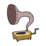 comic cartoon gramophone N3
