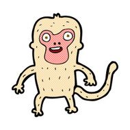 comic cartoon monkey N10