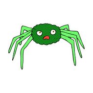 comic cartoon spider N6