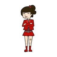comic cartoon cool girl N7