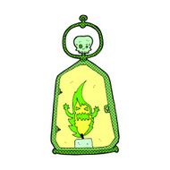 comic cartoon spooky lantern N8