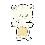 cute comic cartoon polar bear N15