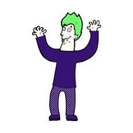 comic cartoon halloween vampire N6