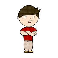 comic cartoon happy man N137