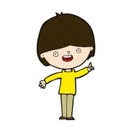 comic cartoon happy boy N69