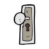 comic cartoon door knob N5