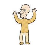 comic cartoon mean man N6