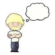 cartoon dad with folded arms thought bubble N11