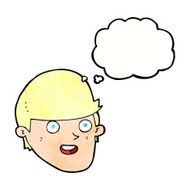 cartoon man with big chin thought bubble N21