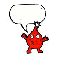 cartoon funny christmas character with speech bubble N12