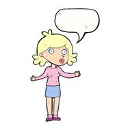 cartoon confused woman with speech bubble N95
