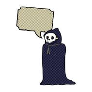 cartoon spooky halloween costume with speech bubble N24