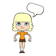 cartoon girl with speech bubble N24