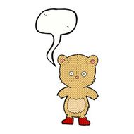 cartoon teddy bear with speech bubble N170