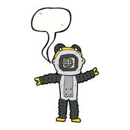 cartoon deep sea diver with speech bubble N34