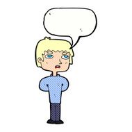 cartoon unhappy man with speech bubble N12