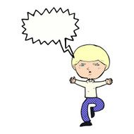 cartoon angry man with speech bubble N99