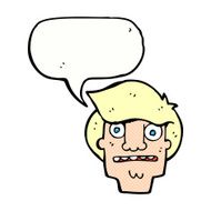 cartoon shocked face with speech bubble N20