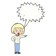 cartoon shocked woman with speech bubble N112
